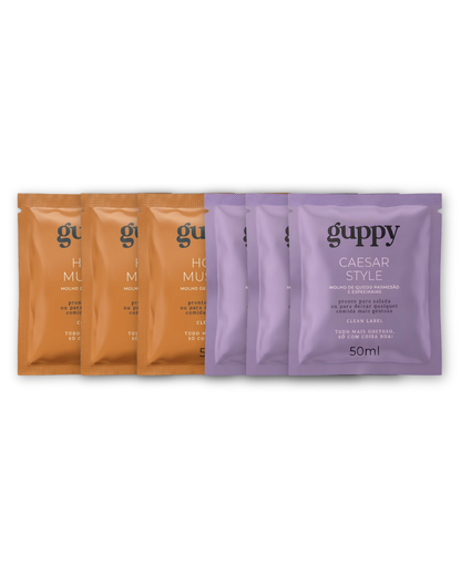 Kit Degustação Sachês 3 un. Caesar + 3 un. Honey